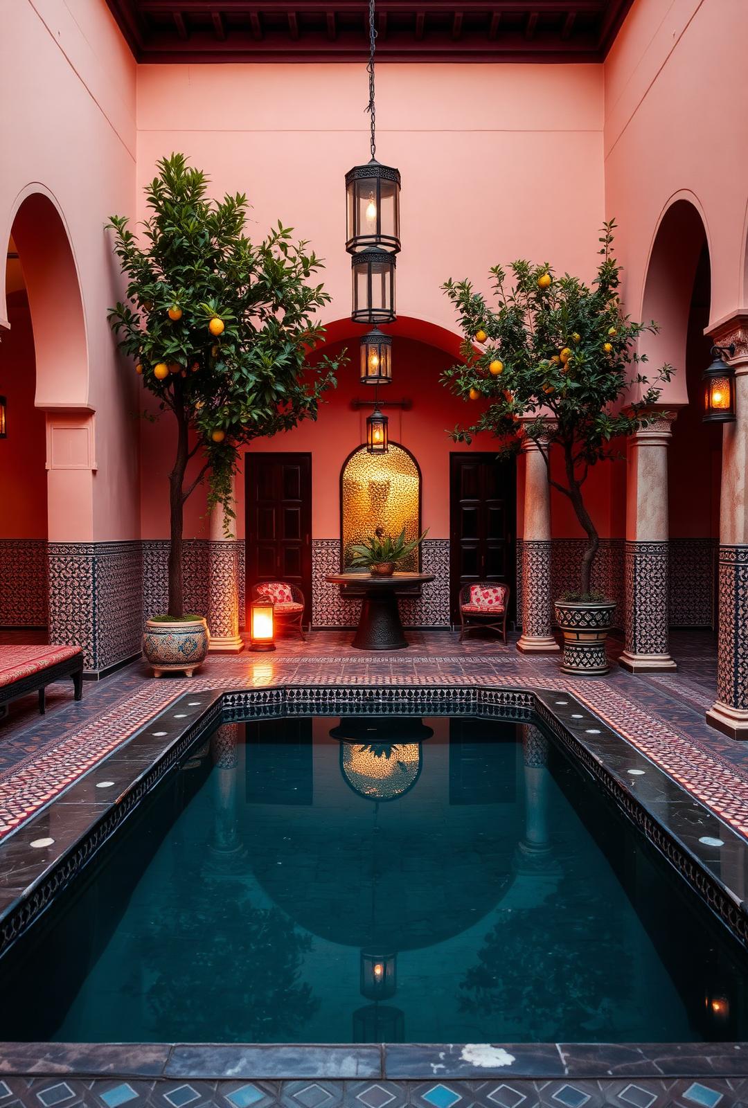 Riad Zitoun Courtyard